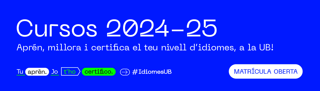 Cursos d'idiomes 2024-25